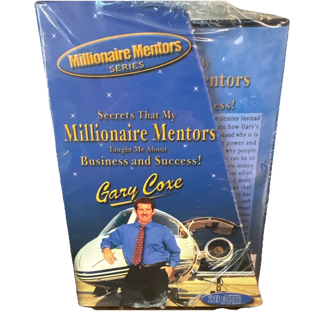 Millionaire Mentors Series by Gary Coxe: 10 DVD Set (20 Disks).‎ New/Sealed